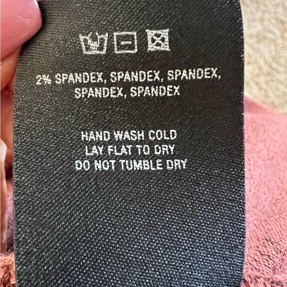 Anthropologie Postage Stamp Pink Long Sleeve Ruffle Split Hem Sweater Women's M - Picture 8 of 9